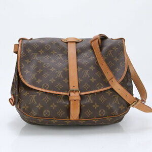 Louis Vuitton Monogram Saumur leather Crossbody Bag handbag